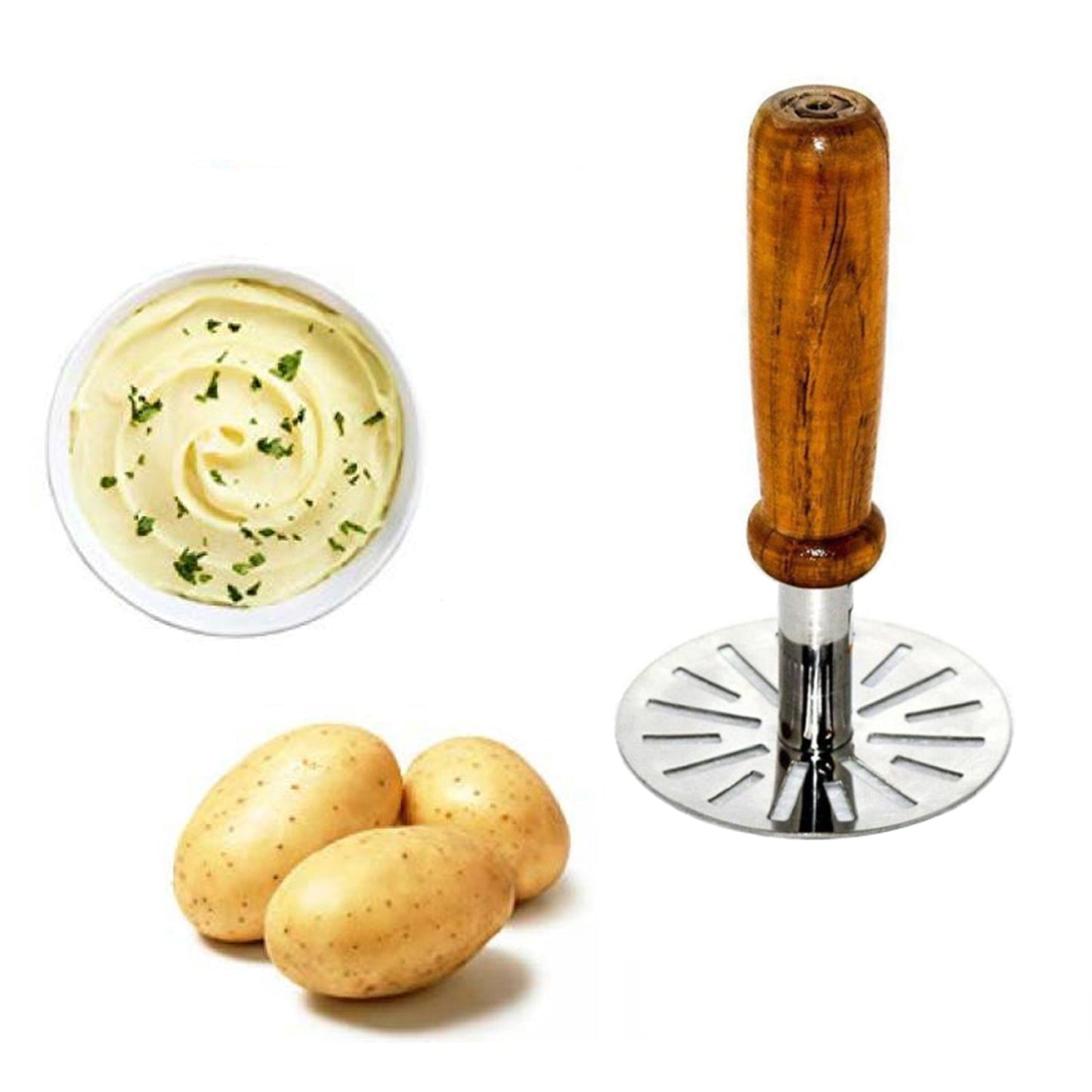 Strong paubhaji masher, perfect for making paubhajis at home.