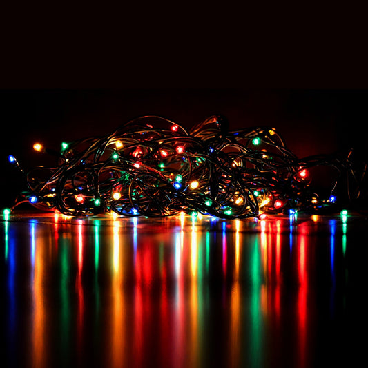 Indoor and outdoor LED string lights, multi-color