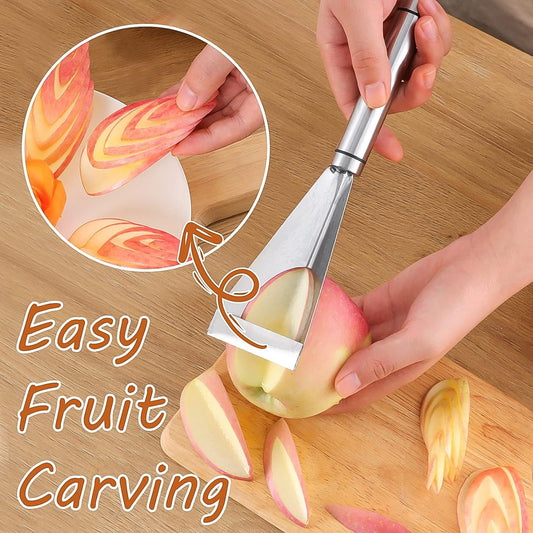 V Shape Channel Knife for Fruit and Vegetable Carving