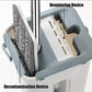 Flat mop with 2-in-1 cleaning and drying function, self-cleaning mechanism