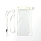 White Waterproof Phone Pouch Bag, Mobile cover (1 Pc)
