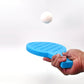 Plastic table tennis set for kids, includes rackets and ball.