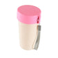 Travel Coffee Cup Portable Water Bottle Wheat Straw Coffee Tea Mug Coffee Mug with Lids for Coffee Tea (300 ML Approx)