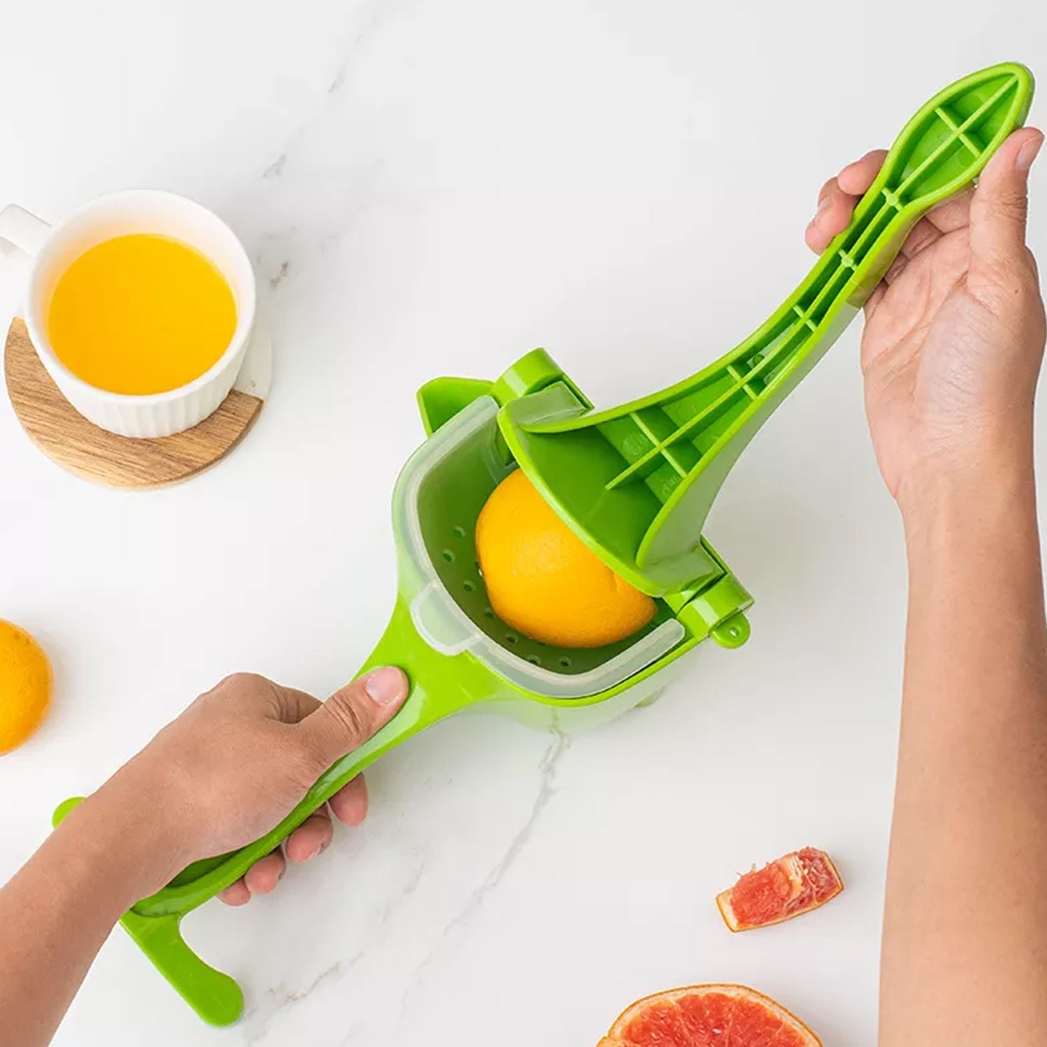 Citrus press for lemons and limes