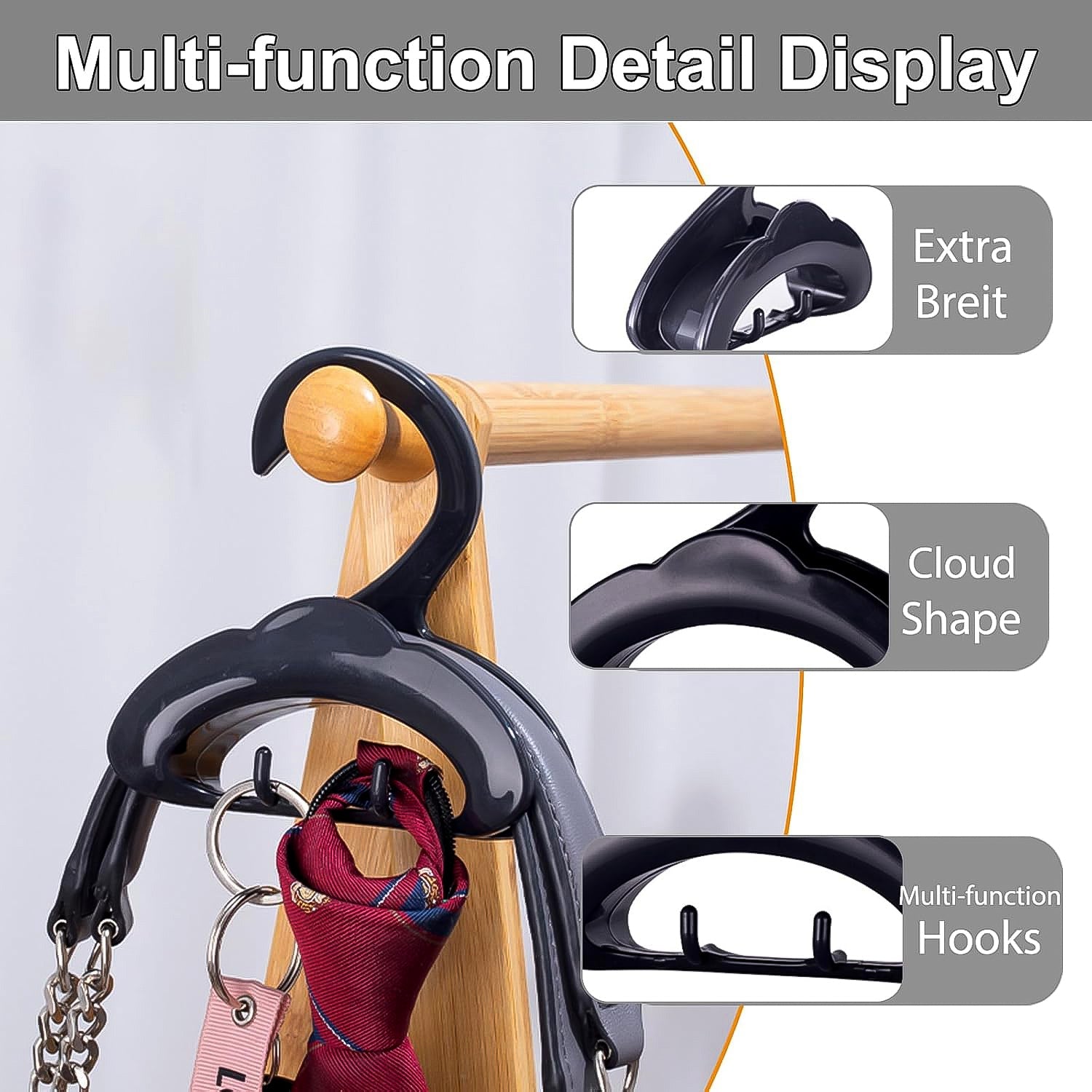 Stylish Cloud Plastic Wall Hook 