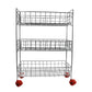 Kitchen trolley with three tiers