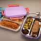 Lunch Box Plastic with steel plate, small lunch box