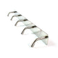 Stainless Steel Wall Mounted Coat 5 Hook Rack (26x3 / 1 Pc)