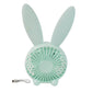 Cute Rabbit USB Desk Fan for Kids & Camping (1 Pc, Plastic, Mist Air)