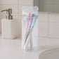 Multipurpose Travel-Friendly Toothbrush Holder with 5 Soft Bristle Toothbrushes