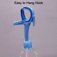 Plastic flower hanger with clips