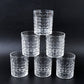 Premium Crystal-Style Glass Tumbler Set (6 Pc / 210 ML)