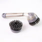 Cleaning Brushes Set, Scrub Brush Bathroom Brush, Long Handle Liquid Dispenser Pot Washing Brush
