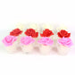 Rose Shaped Decorative Flameless LED Candles (12 Pc)