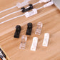 Plastic Cable Clips – Strong Adhesive Wire Organizer for Home, Office & Car (20 Pcs)