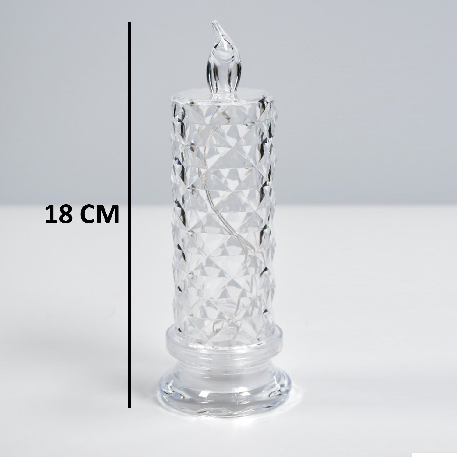 Crystal rose candles for elegant lighting