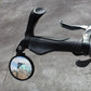 Bar End Bike Mirror: 360° Rotatable & Foldable (1 Pc)