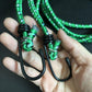 9093 High strength elastic bungee, knee cord cables, luggage tying rope with hooks. (set of 5pc with 1Meter length) 