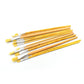 Pack of 12 brown brushes for art, versatile set.