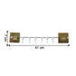 Wall Mounted Adhesive Kitchen Utility Hook Rack (1 Set)