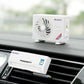 AC Design Solar-Powered Car Air Freshener: Built-in Perfume Diffuser for Dashboard and AC Vent