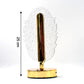 Elegant Feather Shape Crystal Table Lamp (1 Pc)