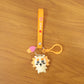 Cute Cartoon Animal Ice Cream Strap Keychain (1 Pc)