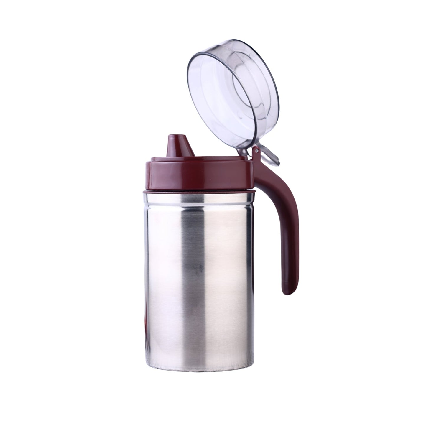 500ml oil dispenser container with stainless steel design