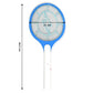Rechargeable Mosquito Killer Racket – Handheld Electric Fly Swatter with Cable (Quality Assured, with cable)