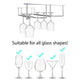 Bar glass storage organizer