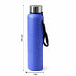 Classic Stainless Steel Water Bottle Blue Color (1000 ML, 1 Pc)