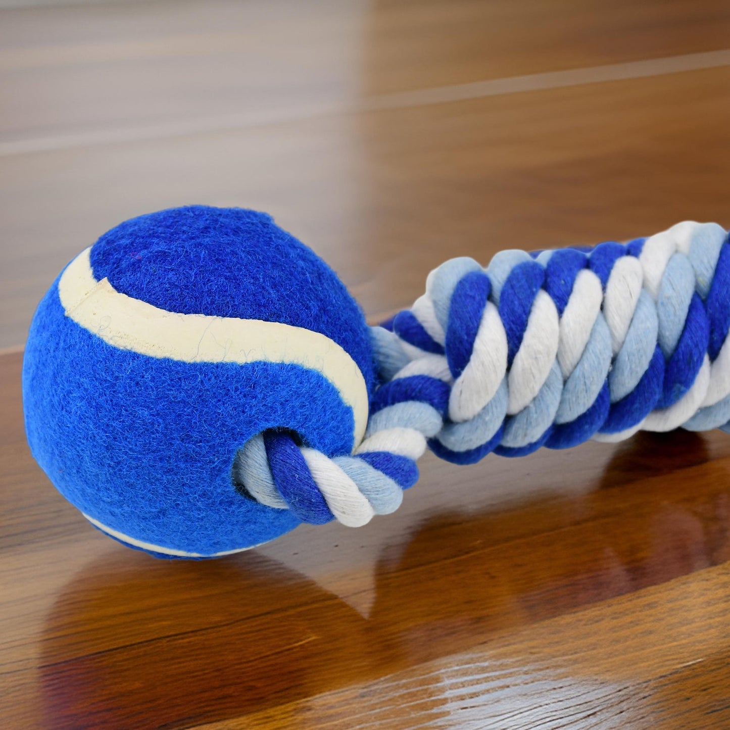 Two-Way Ball Design  Cotton Rope Dog Toy