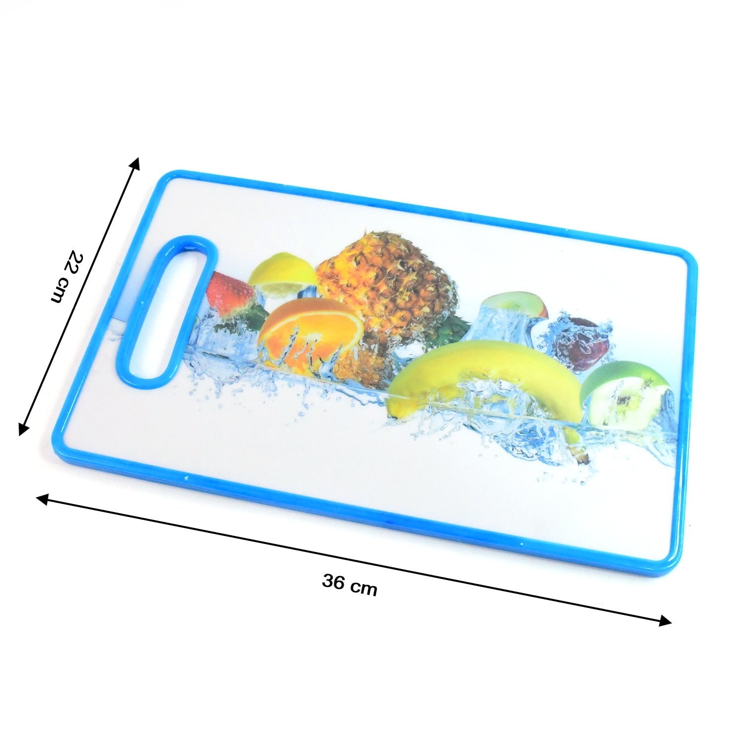 Large Fruit Print Food Preparation Cutting Board