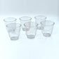 Ganesh Lily break-resistant plastic glass set, 300 ml, set of 6.