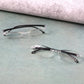 Pack of 2 Rimless Reading Glasses – Lightweight Comfort Readers