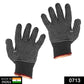 Durable cotton-polyester gloves for work.