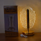 Elegant Feather Shape Crystal Table Lamp (1 Pc)