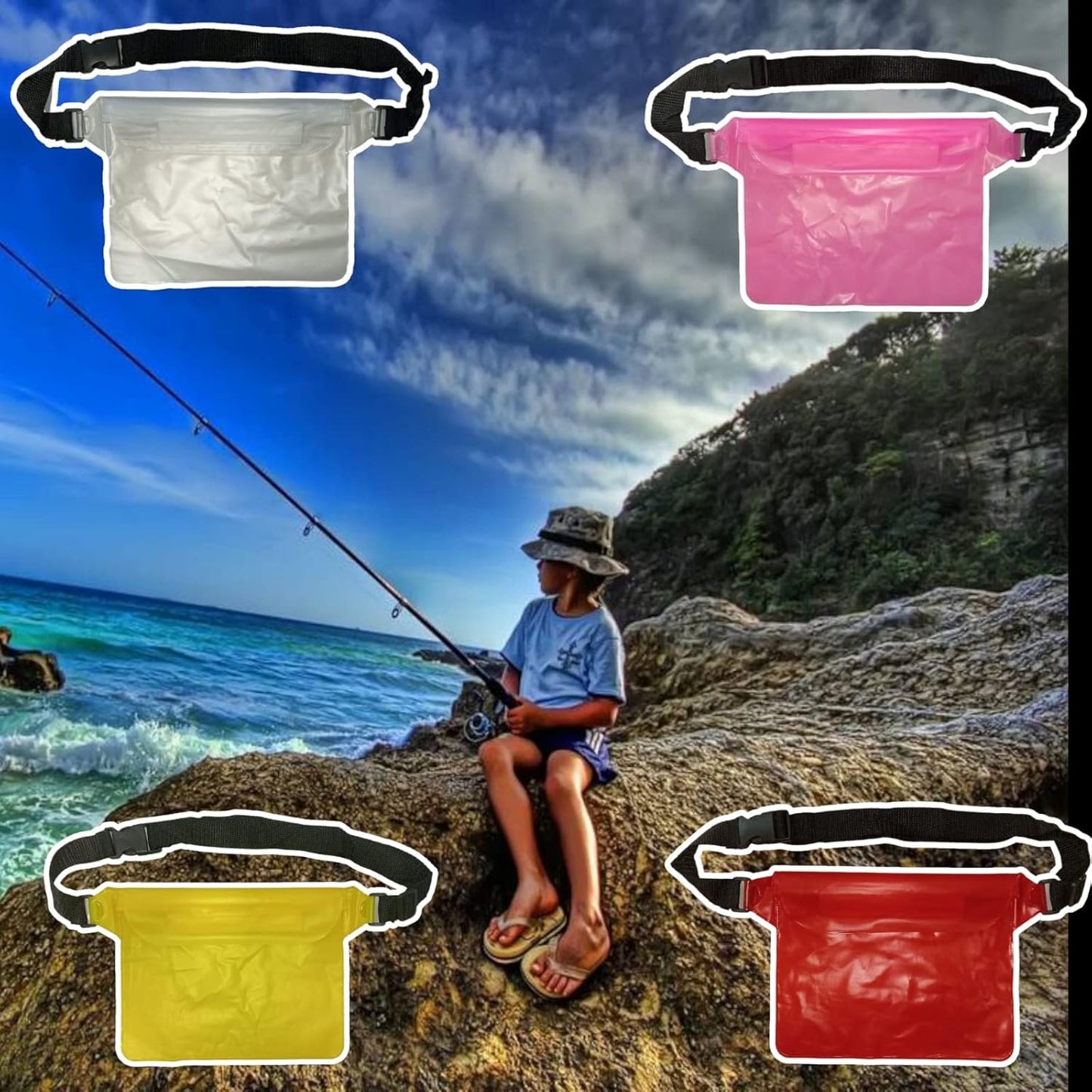 Waist bag with adjustable strap