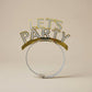 Let’s Party Glitter Headband for Birthday Celebration (Pack of 4)