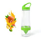 Citrus infuser sports bottle for juice