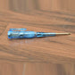 Linemen screwdriver with metal tester for electrical repairs.