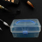 Plastic art storage case with handle, ideal for students and professionals to store art tools.