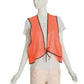 Economy Safety Vest, Soft Vinyl with Tie Closure for Identifying Staff and Volunteers Adult PVC Safety Vest High Visibility for Outdoor Operator