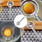 Egg white separator, stainless steel, kitchen gadget.