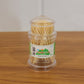 Premium Wooden Toothpick Jar Pack (1 Set)