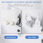 Leaf Shape Soap Dish Holder with Drain for Bathroom & Kitchen Use
