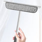 2-in-1 Window Glass Cleaning Wiper with Microfiber Pad