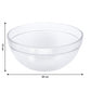 Transparent Idli Mixing & Serving Bowl | Textured Plastic Kitchen Bowl (1 Pc)