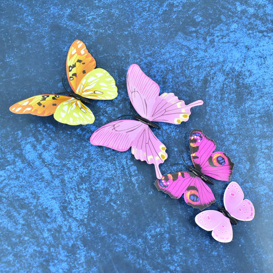 Colorful Butterfly Wall Decals