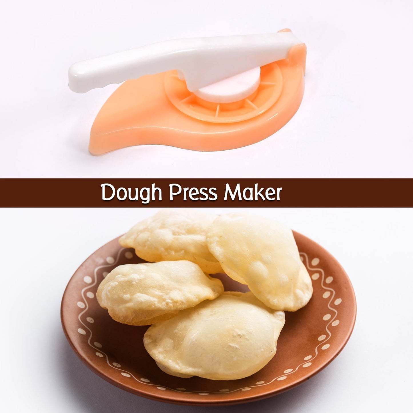 Compact and durable chapati press machine for home use.